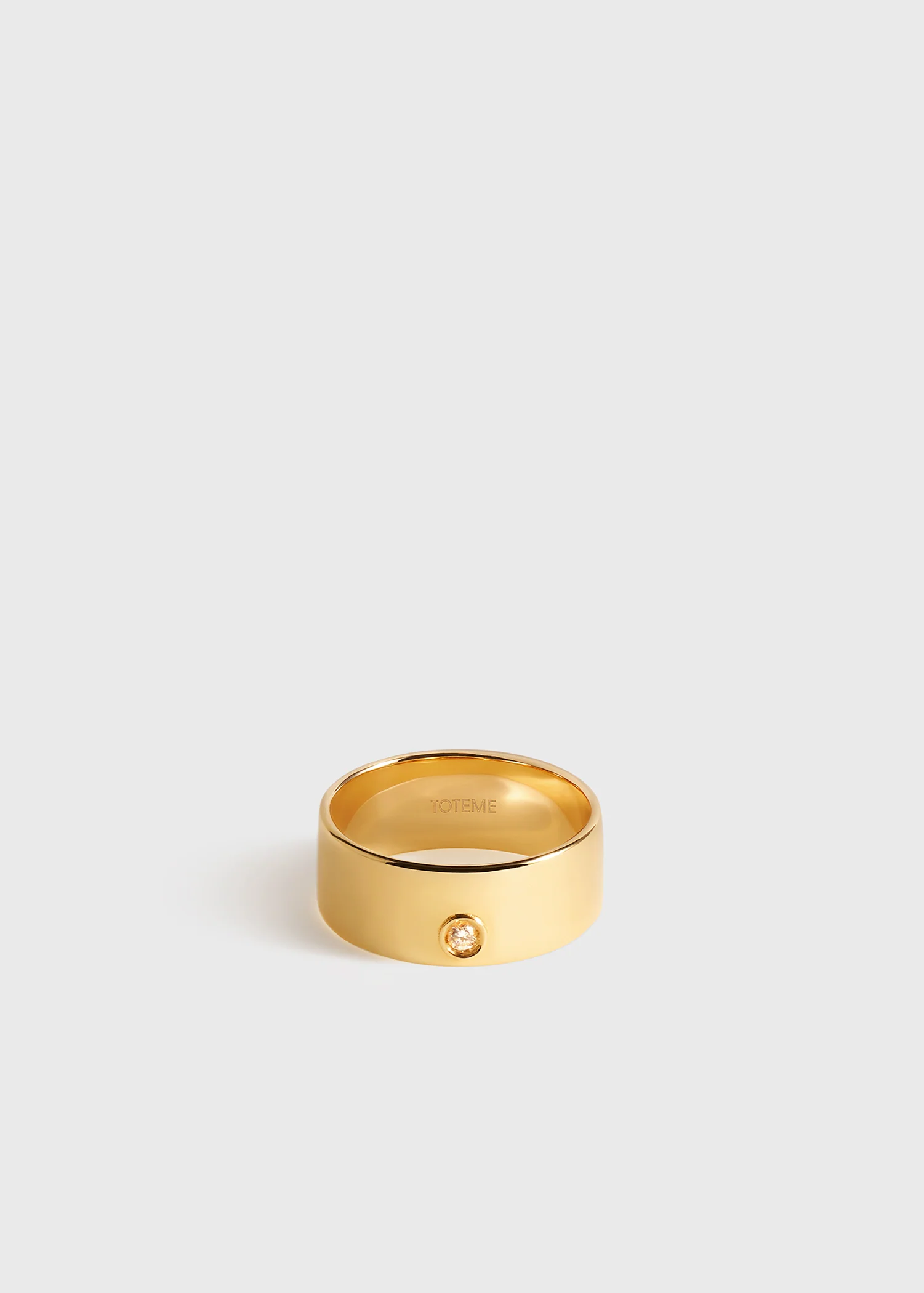 Cigar diamond midi ring 18kt gold - Image 8
