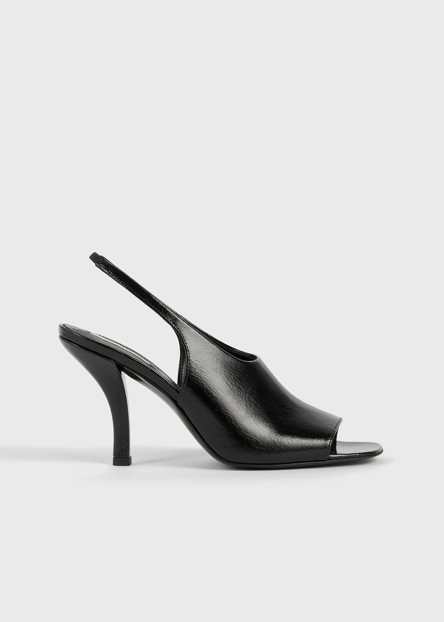 Contour naplack slingbacks black - Image 8