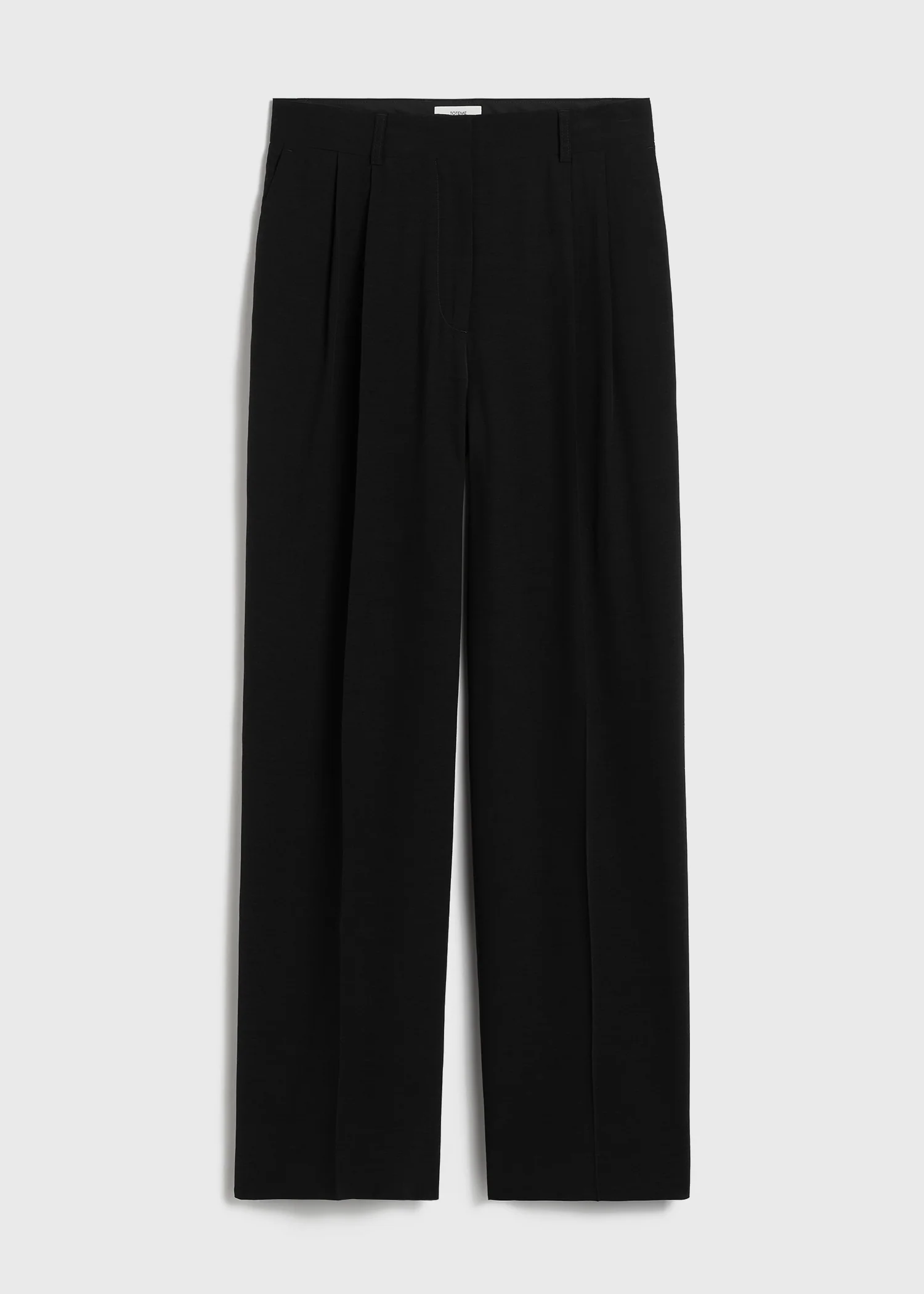 Double-pleat summer trousers black - Image 5