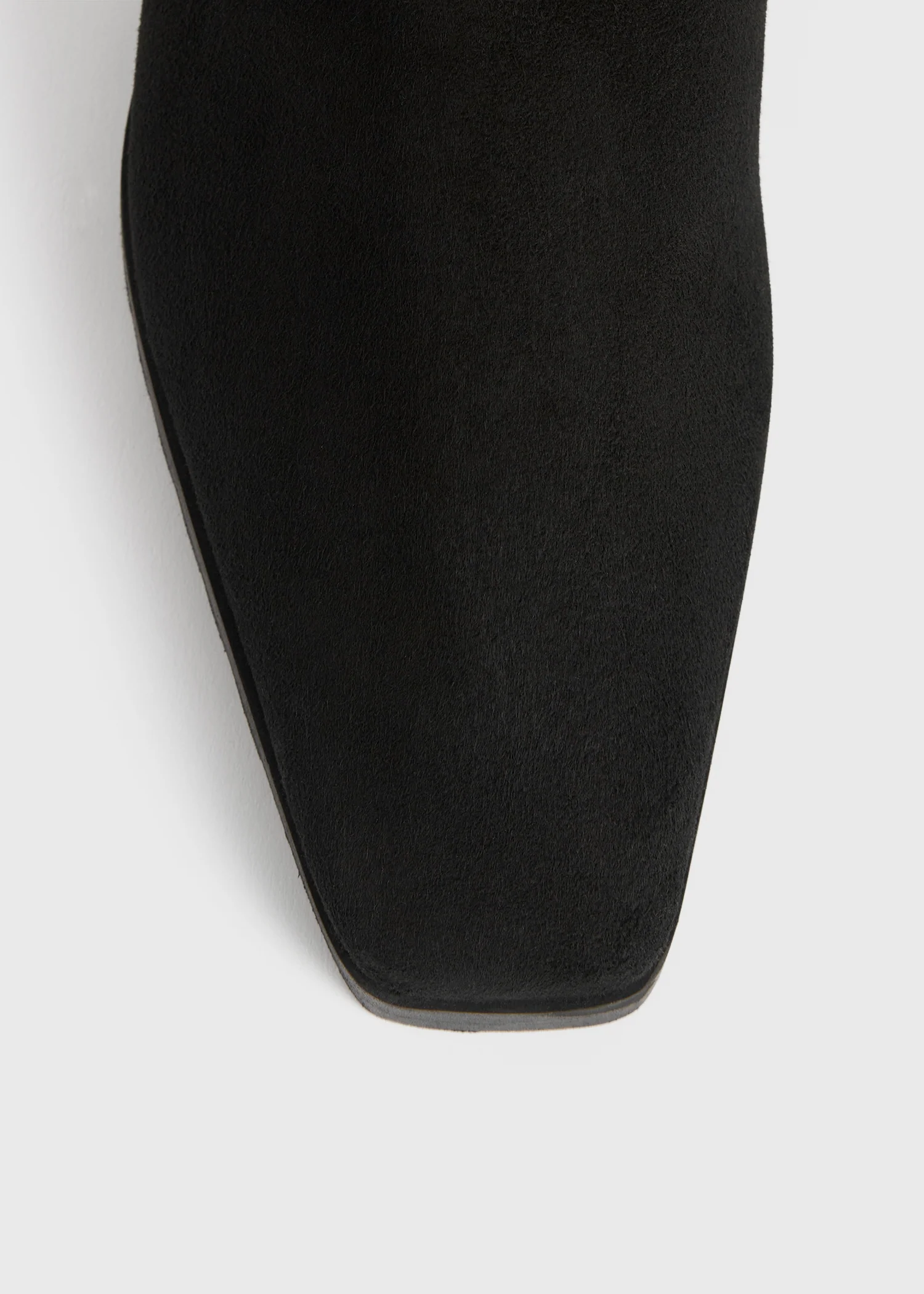Fold-down shearling boots black - Image 6