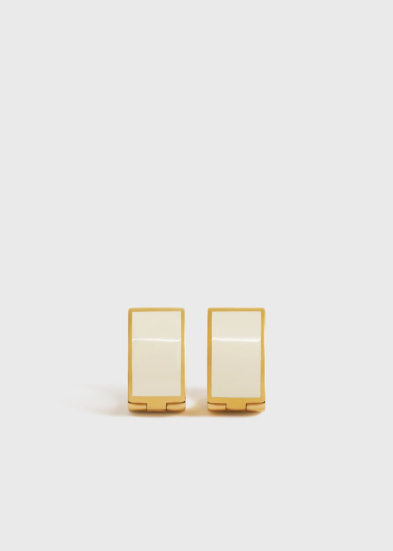 Signature hoops ecru/gold - Image 8