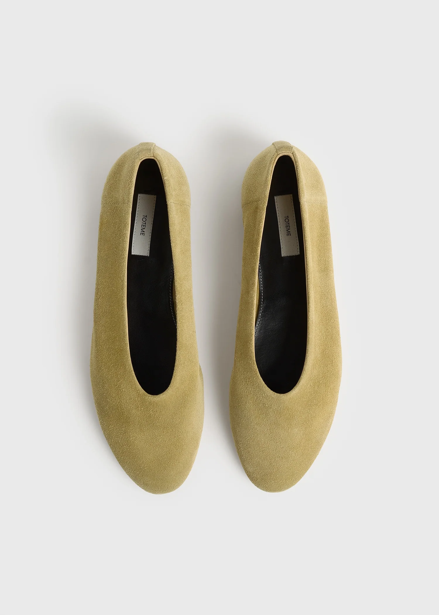 Slip suede ballerinas cashew - Image 4