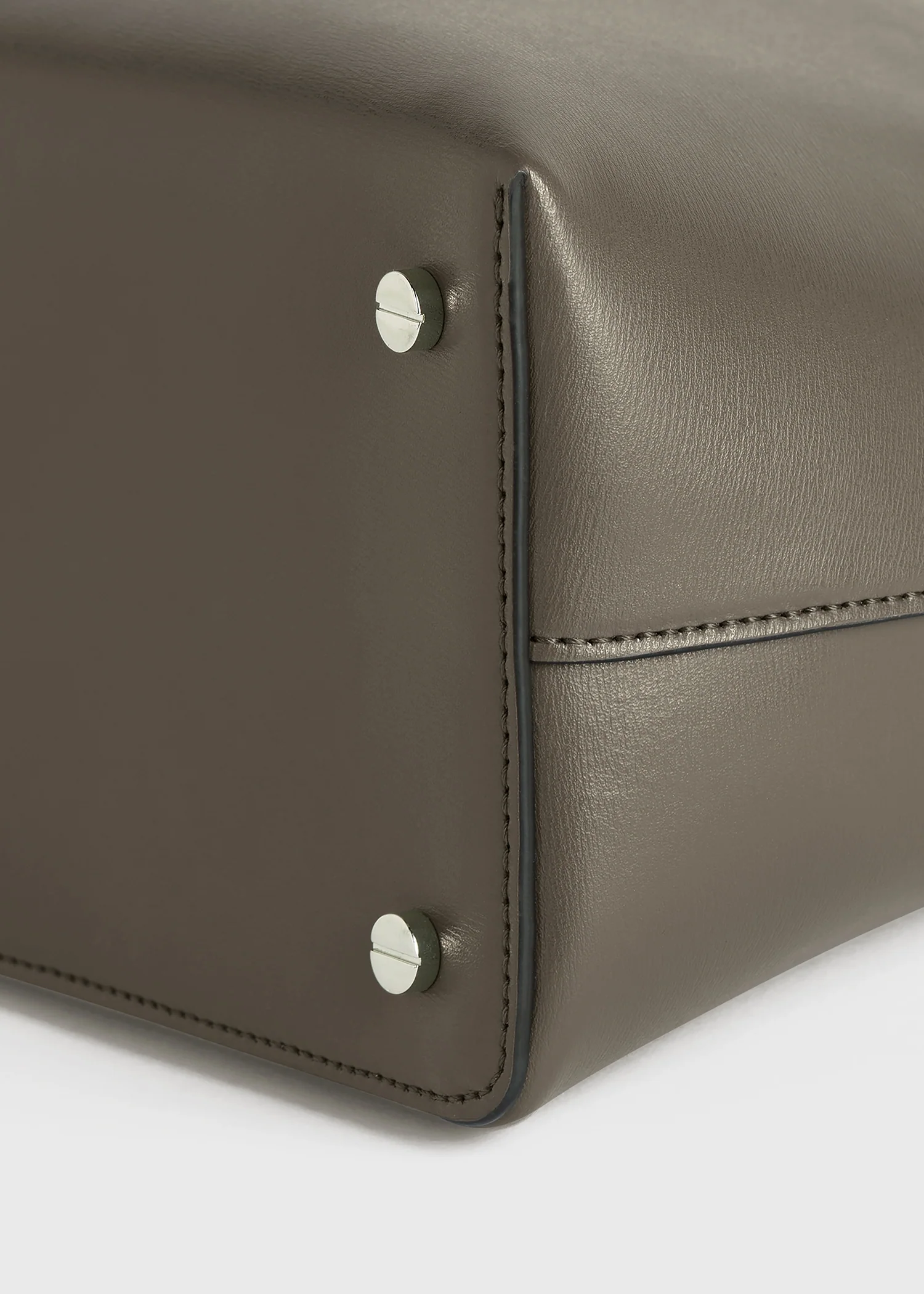 T-lock leather top handle ash - Image 7