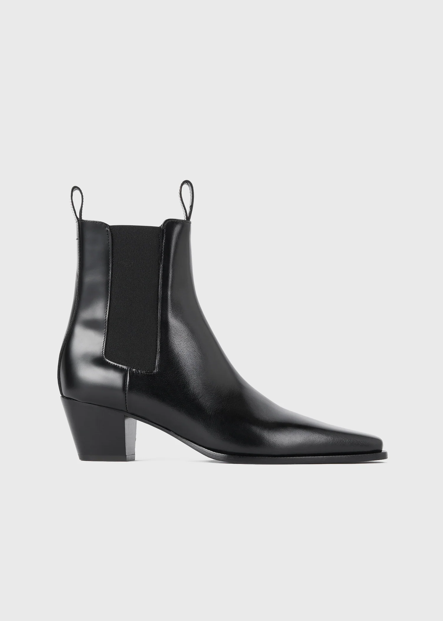 Leather city boots black - Image 6