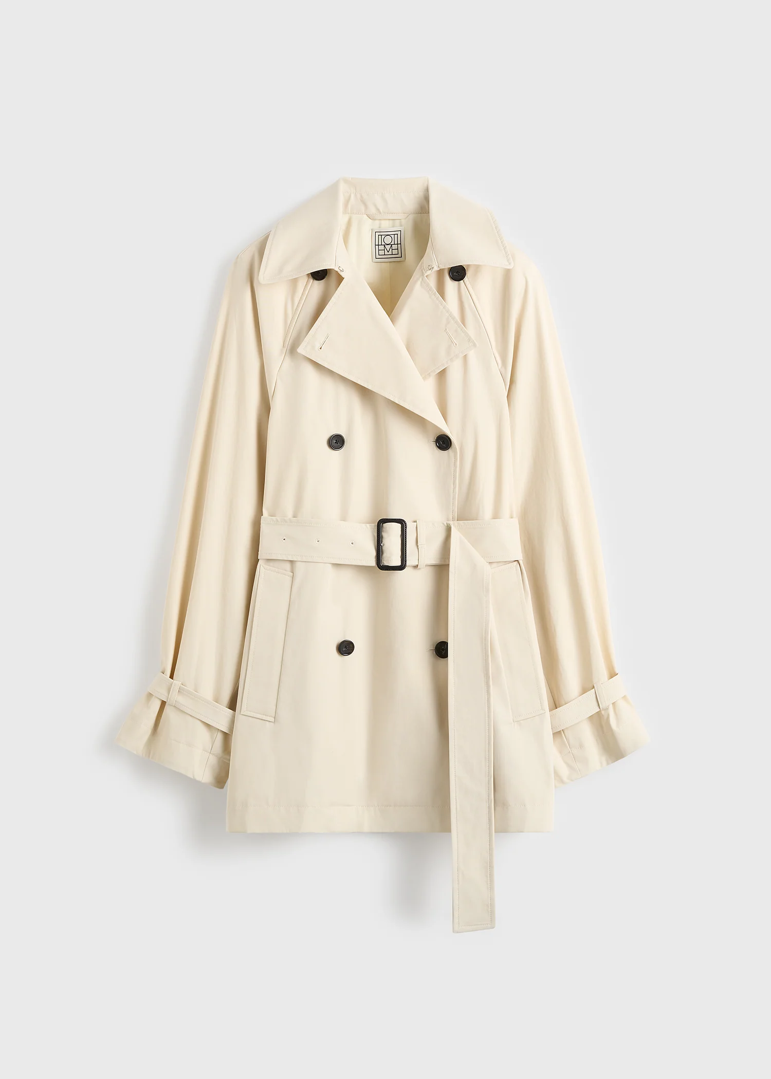 Washed cotton trench stone - Image 6